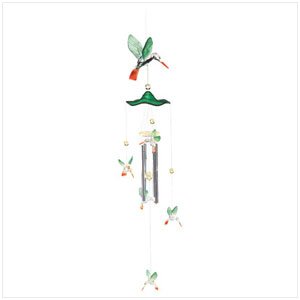 34699 Acrylic Hummingbird Chimes