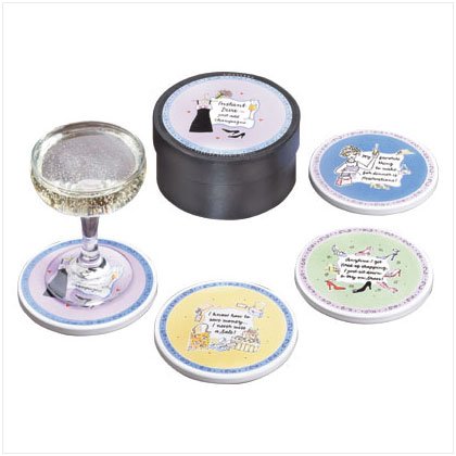 35794 4 PC. DIVAS COASTERS SET