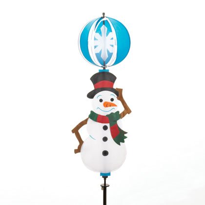 90034 Snowman 3D Spinning Yard Decor