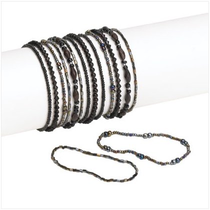 36947 Black Bracelets