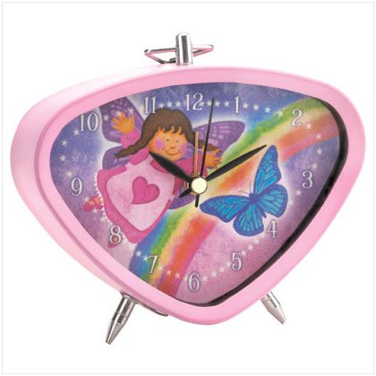37189 Pink Angel Clock