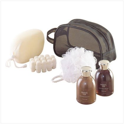 36408 Man's Bath Set-mesh Travel Bag