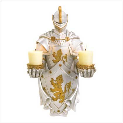 38177 Medieval Knight Candleholder
