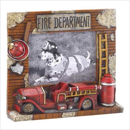 38196 Fireman Photo Frame