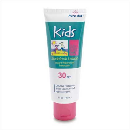 38395 Kid's Sunblock - Pure-Aid - 3.5 oz.
