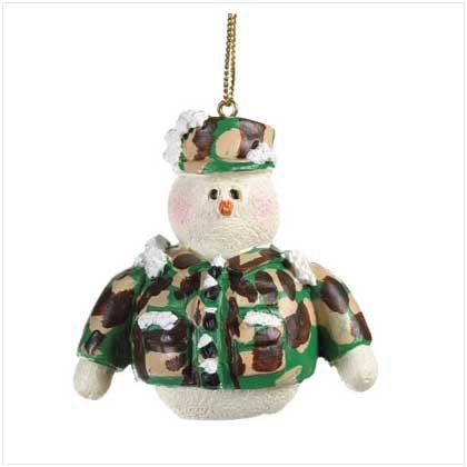 37224 Snowberry Cuties Marines Ornament