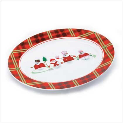 37715 Perfectly Plaid Serving Platter