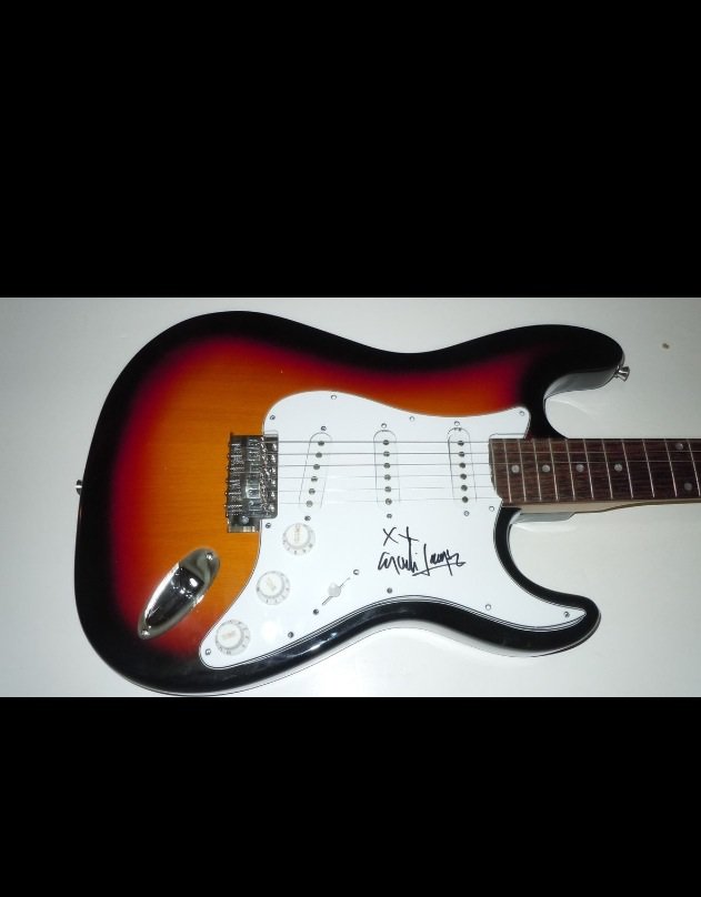 CYNDI LAUPER signed AUTOGRAPHED new GUITAR