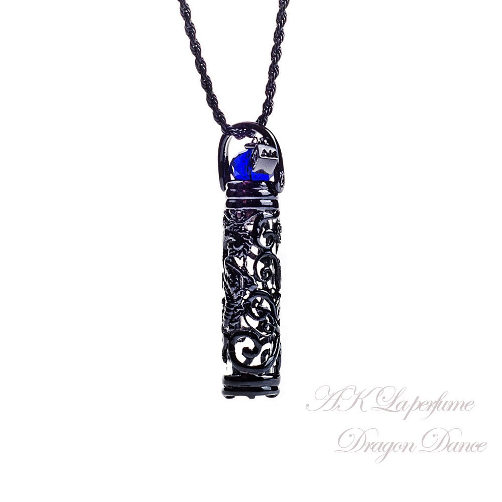 AK Fragrance essential oil bottle jewelry-Dragon Dance (blue)