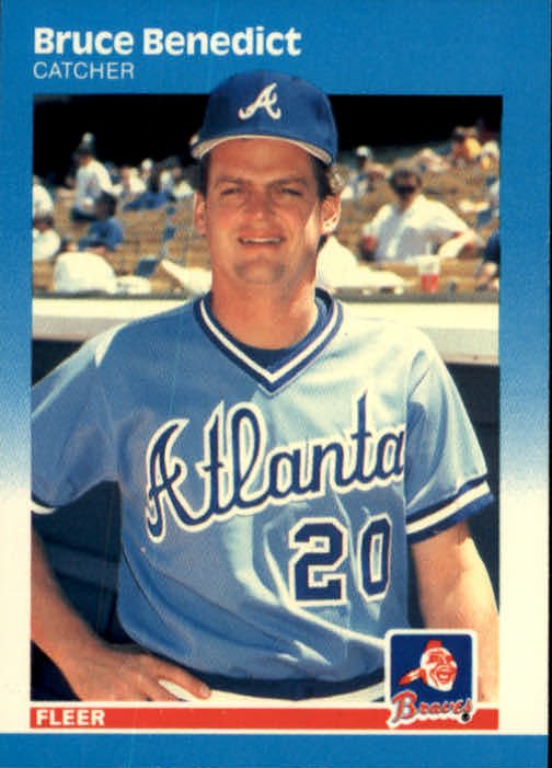 1987 Fleer 512 Bruce Benedict
