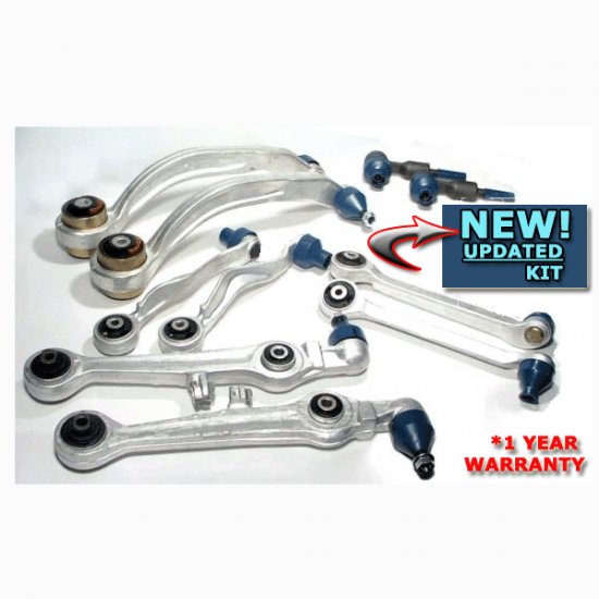 NEW AUDI A4 A6 PASSAT 10 Pc CONTROL ARM Suspension Kit