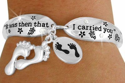 Footprints Prayer - Bracelet