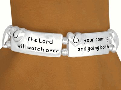The Lord Will Watch Over Your Coming And Going Both Now And Forevermore - Bracelet