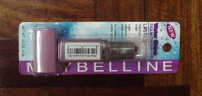 MAYBELLINE WATER SHINE DIAMONDS LIPSTICK NO. 108