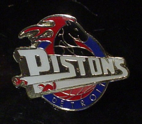 NBA Detroit Pistons Crest Pin