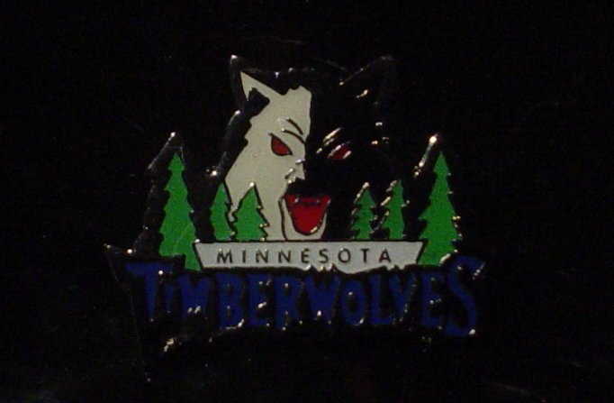 NBA Minnesota Timberwolves Crest Pin