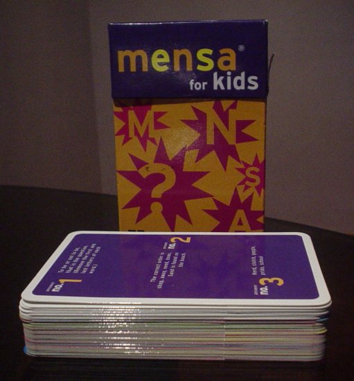 SOLD OUT!!! MENSA For Kids Puzzle Games