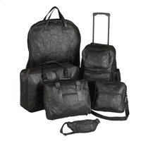 Genuine Leather 6pc Luggage Set