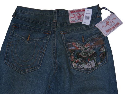True Religion Joey Bloomies with Samurai Embroidery
