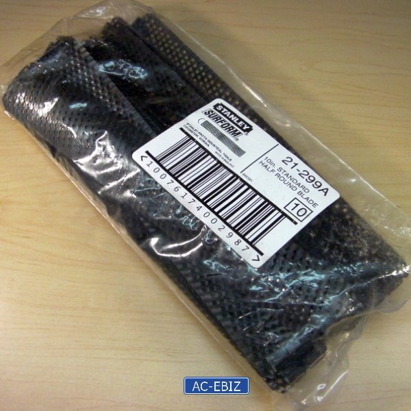 Stanley Surform 21-299 A 10" Half Round Blade - 10 Pack Bulk