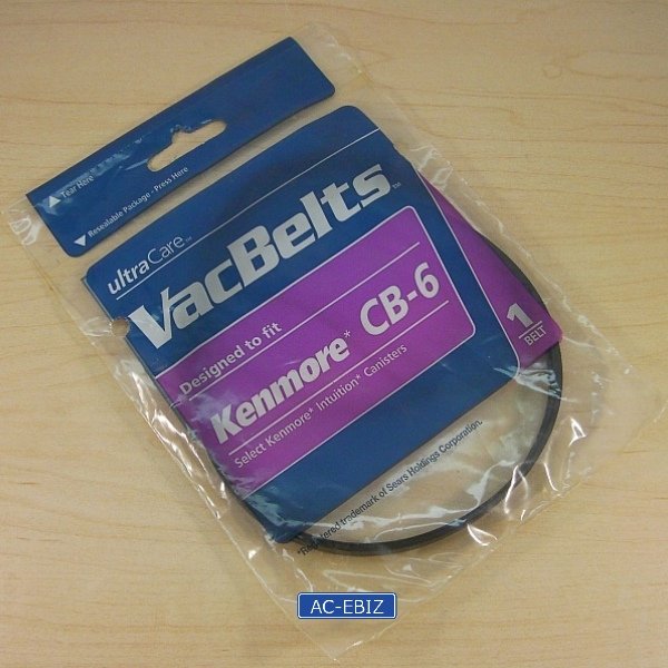UltraCare Kenmore Intuition CB-6 Vacuum Belt - Lot of 2
