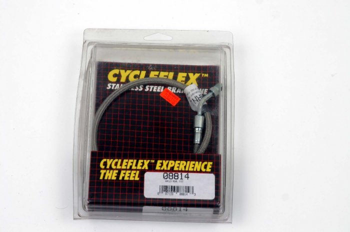 STAINLESS STEEL BRAIDED REAR BRAKE LINE HARLEY SOFTAIL