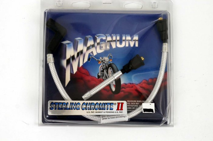 MAGNUM BRAIDED SPARK PLUG WIRES HARLEY FLT/FLHT/FLHR