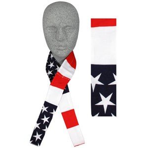 ZAN HEADGEAR 100% COTTON COOLDANNA USA FLAG