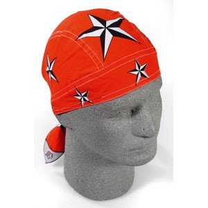 ZAN FLYDANNA HEADWRAP/DOO RAG/SKULLCAP NAUTICAL STARS