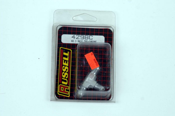 RUSSELL #3 MALE TEE UNIVERSAL BRAKE LINE FITTING HARLEY