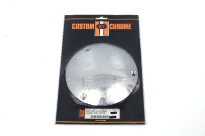 CHROME "DOMED" DERBY COVER FOR HARLEY BIG TWIN '70-'98