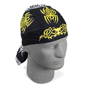 ZAN FLYDANNA HEAD WRAP/DOO RAG/SKULLCAP TRIBAL SPIDER 2