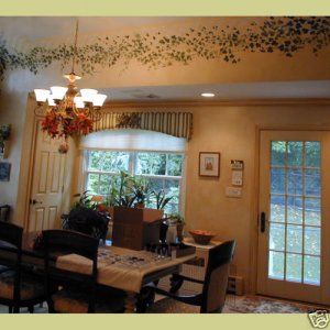ENGLISH IVY STENCILS 3 PC SET MURALS EASY WALL DECOR
