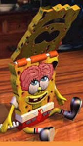 Polyconcept USA novelty Nickelodeon SpongeBob Flip Phone