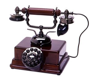 Sultan novelty Wooden Desk Phone telephone 1920's European tabletop design