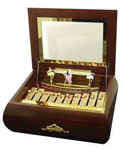 Crosley Ballerina xylophone music box Plays 50 tunes old-world tradition