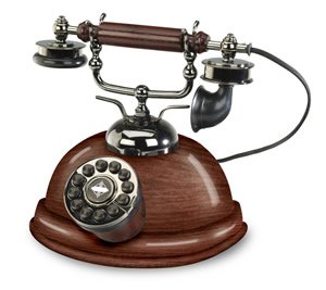Crosley Capitol nostalgic corded Wooden Desk Phone telephone