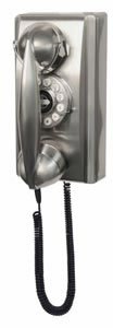 CROSLEY CR55 CHROME RETRO 302 1940's style WALL PHONE
