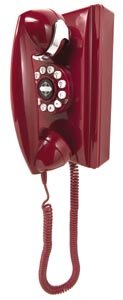 CROSLEY CR55 RETRO RED 302 1940's style WALL PHONE TELEPHONE