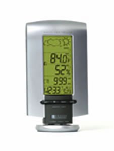 Oregon Scientific long range wireless weather station with Clock BAR898HGA