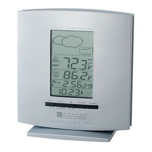 Wireless Cable Free Weather Forecaster ExactSet Clock BAR888