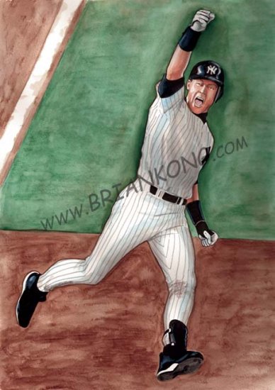 Derek Jeter: Mr. November: Original Art