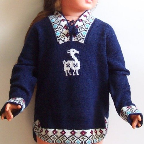 Lot of 10 alpaca wool sweaters for kids