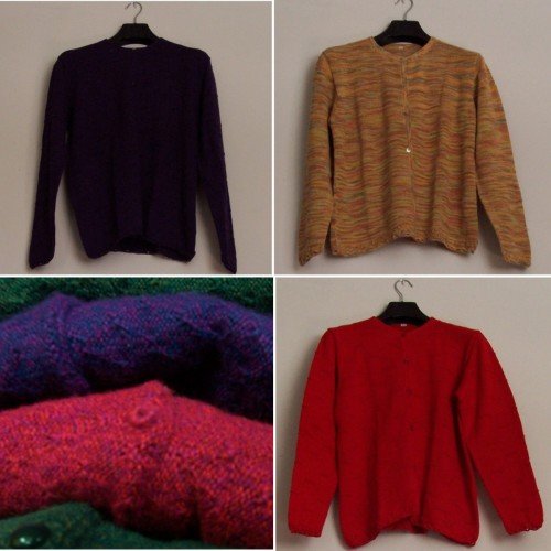 Lot of 40 hand made lady sweaters