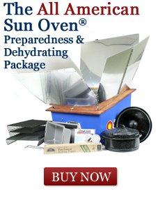 All American Sun Oven Preparedness Package Special Solar Cooker