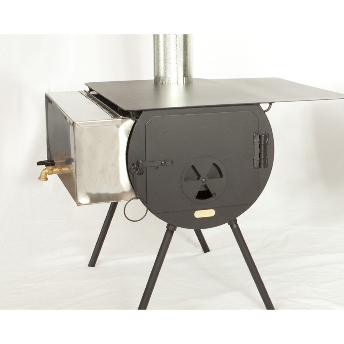 Outfitter Stove Package Cylinder Tent Stove (with Grate)