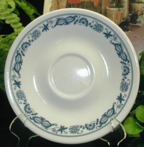 OLD TOWN BLUE Onion Corning Ware Corelle Saucer