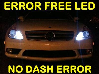No-Error HID-WHITE LED Parking Bulbs E500/E550/E350/E63