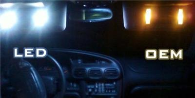 LED "Visor" BULB KIT! Honda Accord 08-09 2008-2009-2010