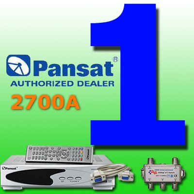 1 UNIT: Pansat 2700A Receiver (B-75 Flashed)